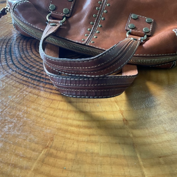 MICHAEL MICHAEL KORS: Astor Studded Leather Bag Satchel Vintage - Picture 7 of 13